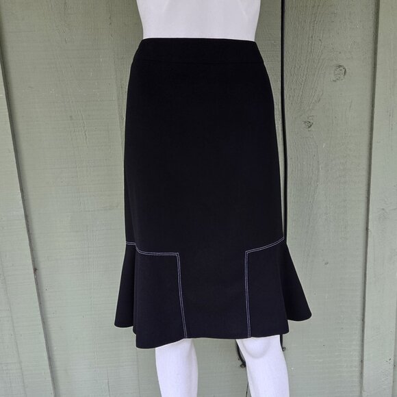 NWT LE SUIT Black Career Skirt Suit 14P Petite - Picture 2 of 5